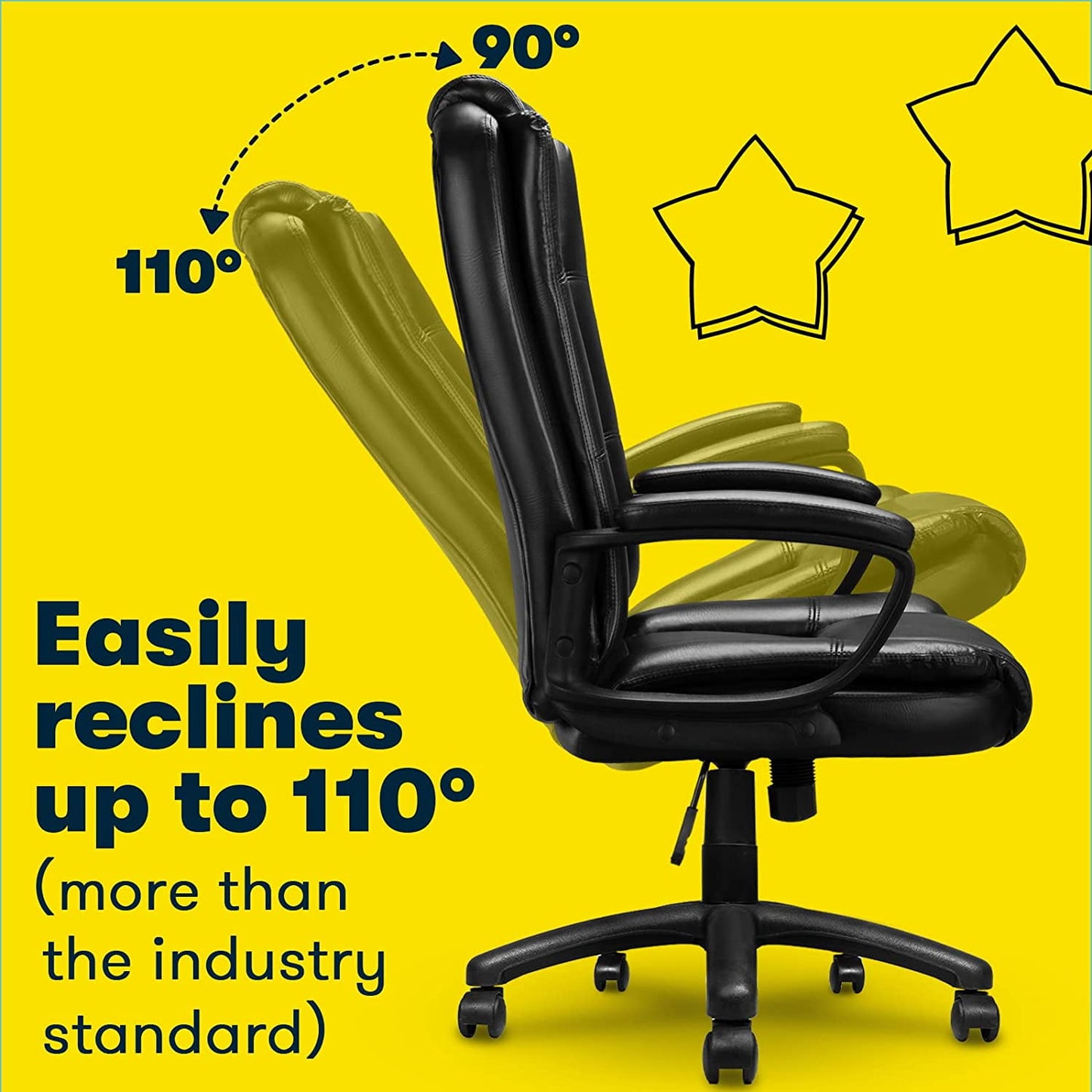 Bossin Big and Tall Home Office Computer chair for Adults, High Back Desk Chair for Heavy Duty 400 LBS