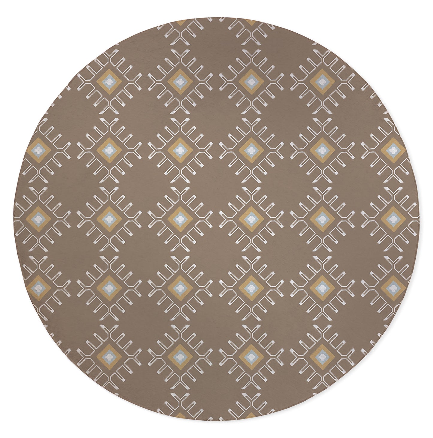 Zina Brown Office Mat by Kavka Designs