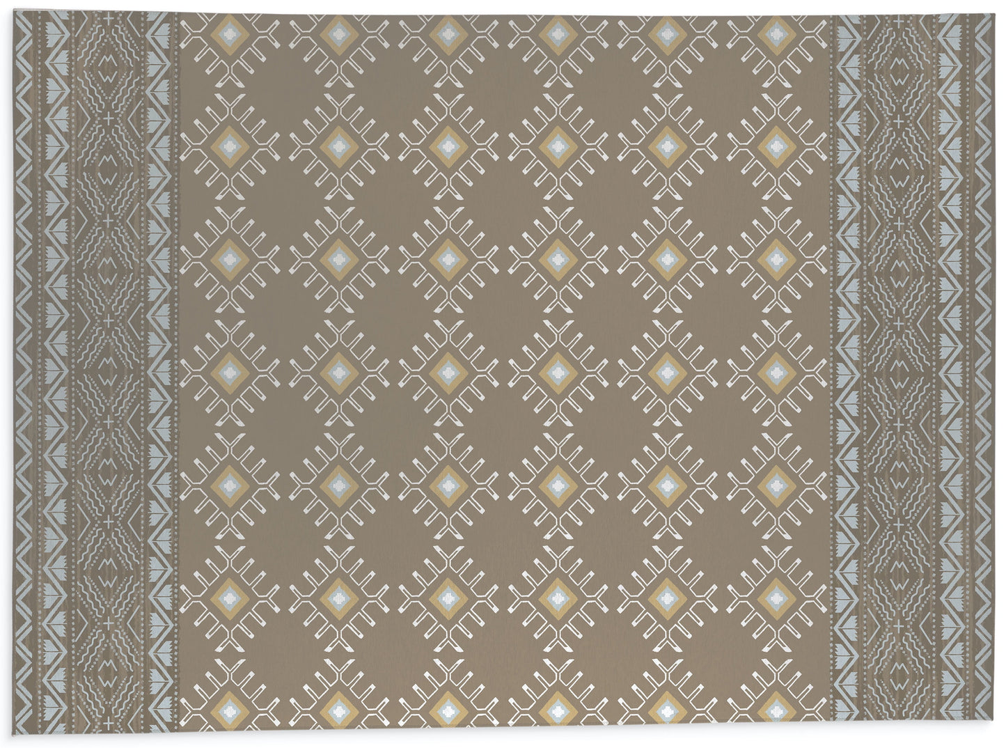 Zina Brown Office Mat by Kavka Designs