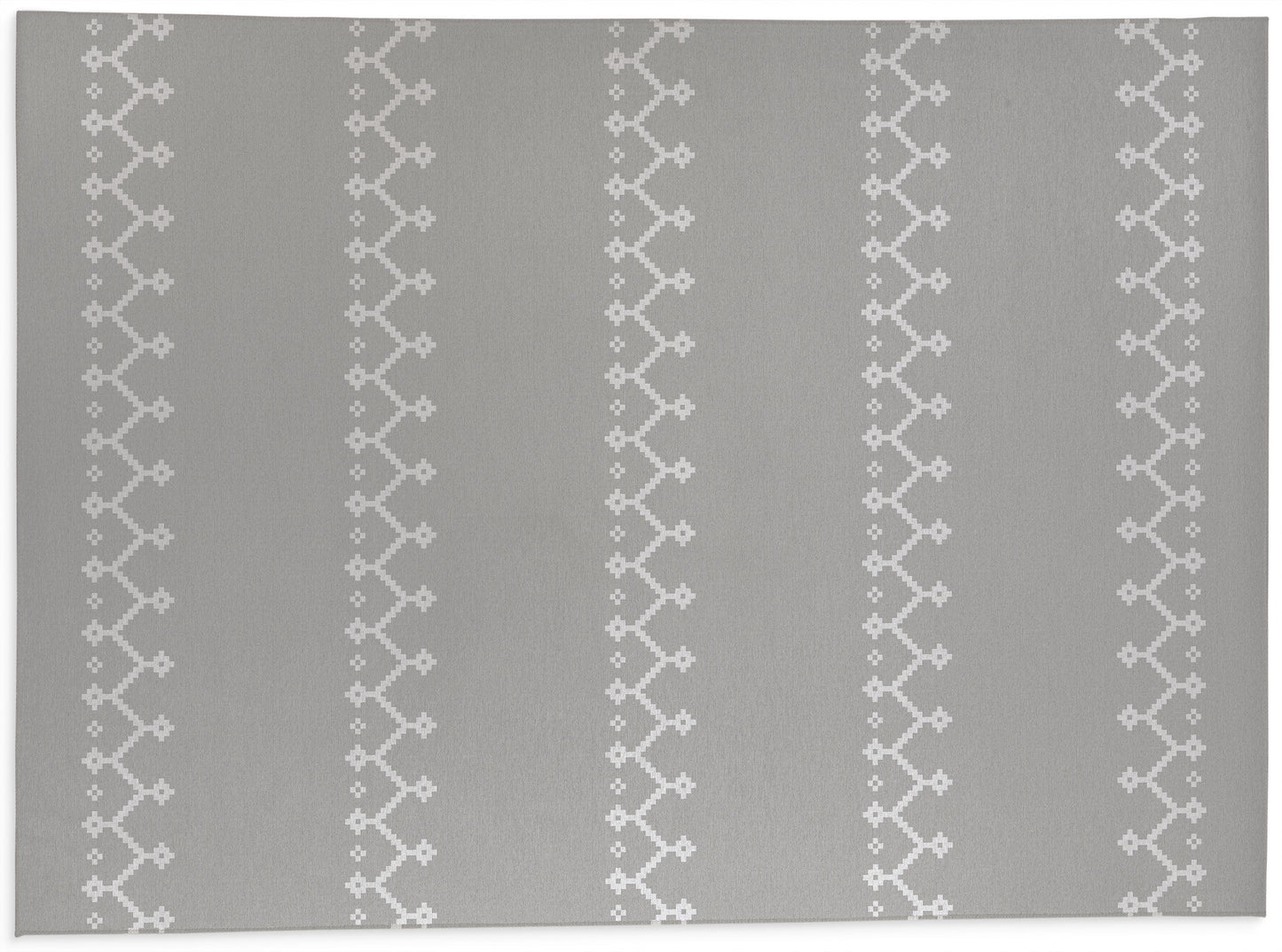 Zipper Light Grey Office Mat by Kavka Designs