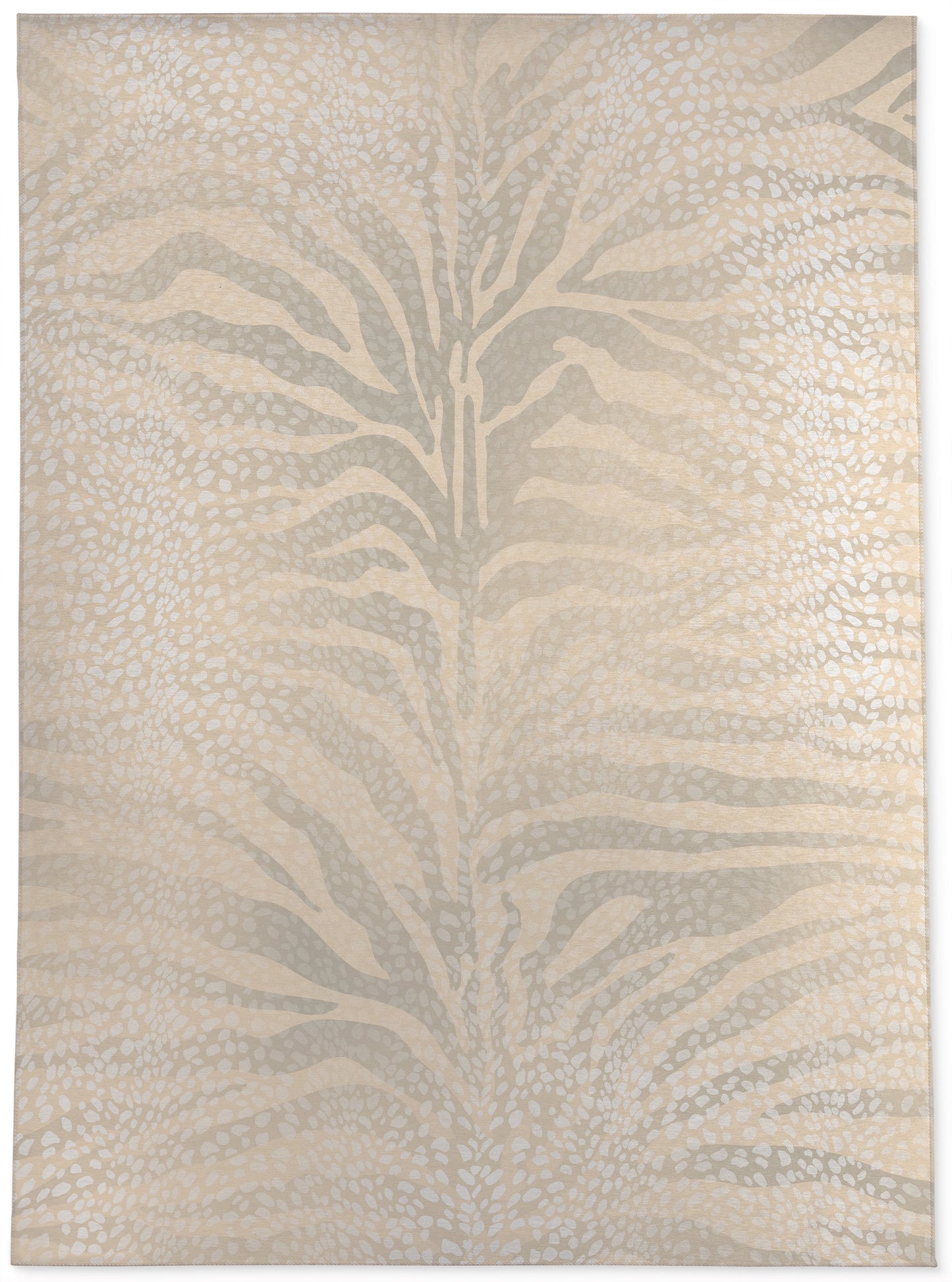 ZEBRA SPOTS CREAM Office Mat By Kavka Designs