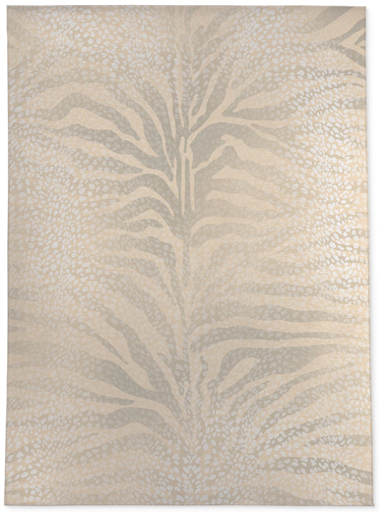 ZEBRA SPOTS CREAM Office Mat By Kavka Designs
