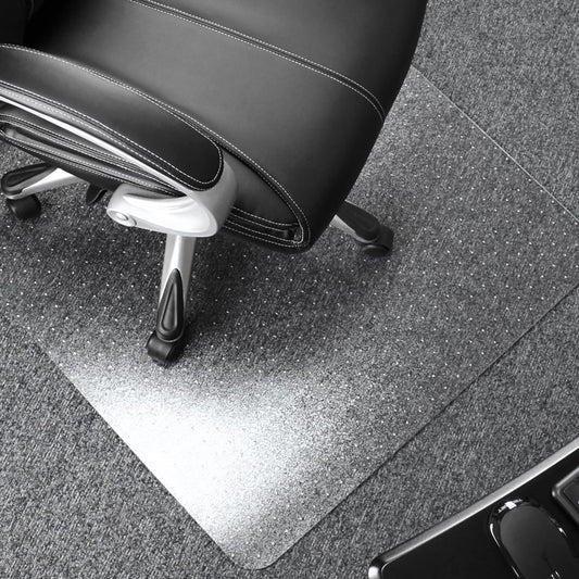 Floortex? Polycarbonate Rectangle Chair Mat Carpets up to 1/2in - 48in x 79in
