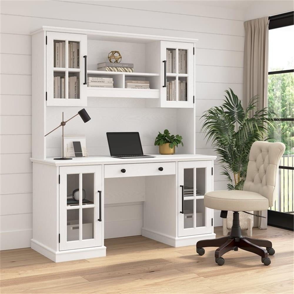Bush Westbrook 60W Computer Desk with Hutch and Storage - Engineered Wood