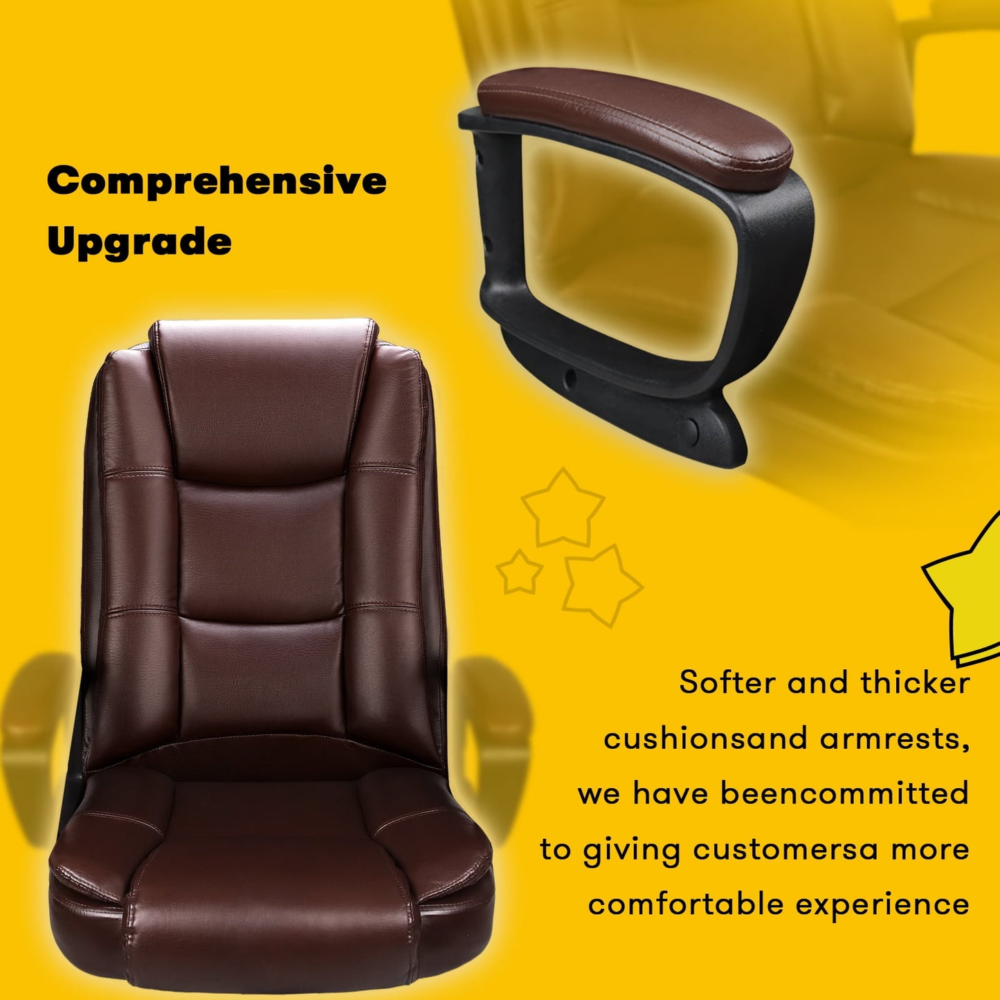 Bossin Big and Tall Home Office Computer chair for Adults, High Back Desk Chair for Heavy Duty 400 LBS