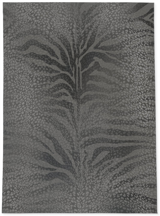 ZEBRA SPOTS CHARCOAL Office Mat By Kavka Designs
