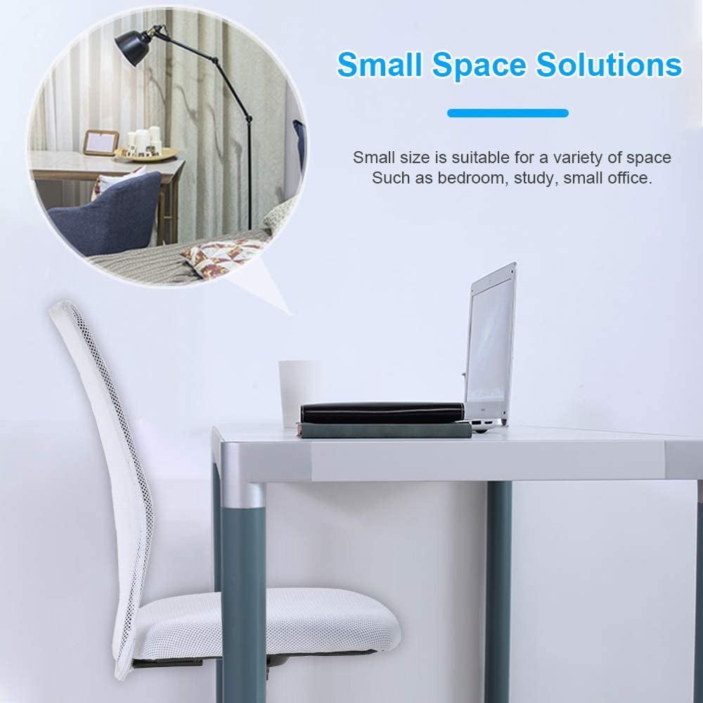 BestOffice Ergonomic Office Chair, Lumbar Support, Swivel Rolling for Men, Women, 4 Pack(White)