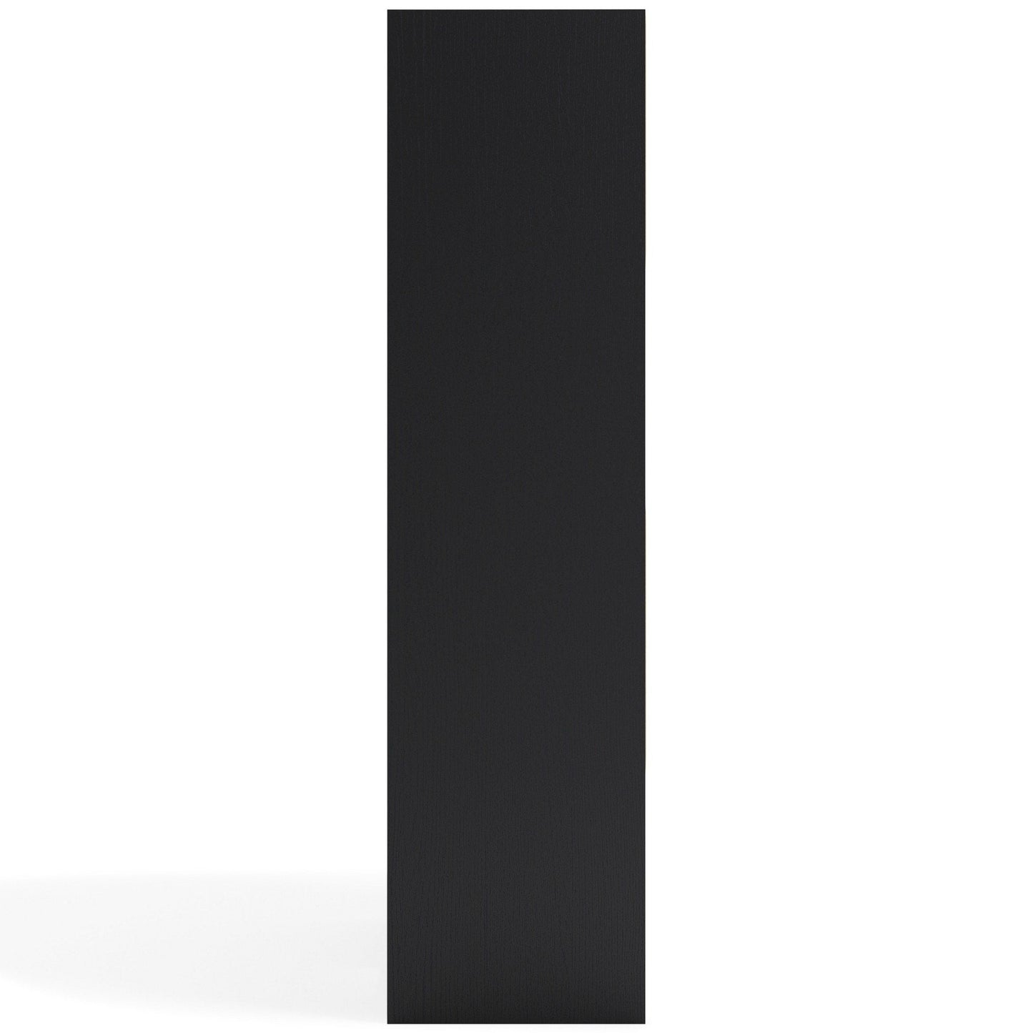 Zayla 48 Inch Tall Wood Bookcase Organizer 8 Cube Compartments Black - Saltoro Sherpi