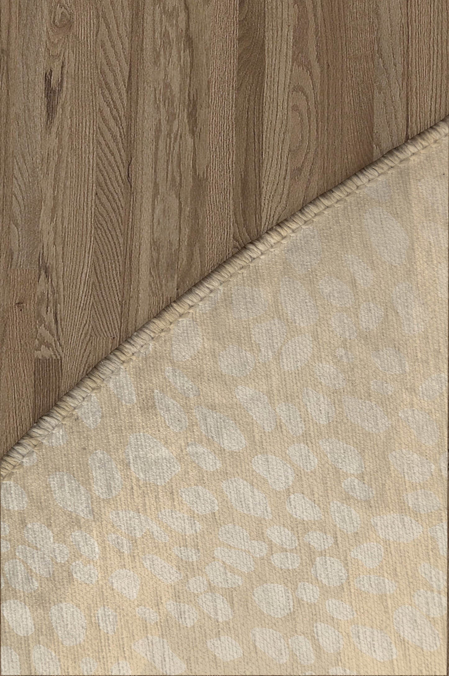 ZEBRA SPOTS CREAM Office Mat By Kavka Designs